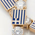 Diamond Tennis Bracelet with Greece Flag no. 1