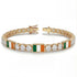Diamond Tennis Bracelet with Ireland Flag no. 1