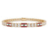 Diamond Tennis Bracelet with Lebanon Flag no. 1