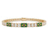 Diamond Tennis Bracelet with Brazil Flag no. 1 image 1