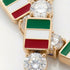 Diamond Tennis Bracelet with Mexico Flag no. 1