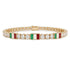 Diamond Tennis Bracelet with Italy Flag no. 1