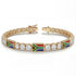 Diamond Tennis Bracelet with South Africa Flag no. 1 image 2