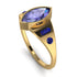 Marquise Bezel Tanzanite Ring - Juliana No. 213