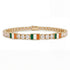 Diamond Tennis Bracelet with Ireland Flag no. 1