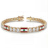 Diamond Tennis Bracelet with Lebanon Flag no. 1 image 2