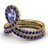 Tanzanite Pear Shape Stacking Bridal Set - Emilia No. 213 image 2