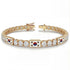 Diamond Tennis Bracelet with South Korea Flag no. 1 image 2