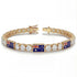 Diamond Tennis Bracelet with Australia Flag no. 1 image 2