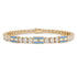 Diamond Tennis Bracelet with Argentina Flag no. 1 image 1
