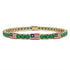Emerald Tennis Bracelet with United States Flag no. 4