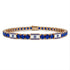 Sapphire Tennis Bracelet with Israeli Flag no. 14