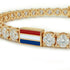 Diamond Tennis Bracelet with Netherlands Flag no. 1