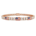 Diamond Tennis Bracelet with United States Flag no. 2