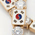 Diamond Tennis Bracelet with South Korea Flag no. 1