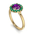 1ct Round Amethyst Engagement Ring - Natalia No. 304