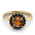 1ct Round Brown Diamond Engagement Ring - Natalia No. 1107 image 2