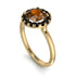 1ct Round Brown Diamond Engagement Ring - Natalia No. 1107