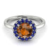 1ct Round Brown Diamond Engagement Ring - Natalia No. 1115