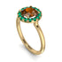 1ct Round Brown Diamond Engagement Ring - Natalia No. 1104 image 3