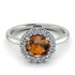 1ct Round Brown Diamond Engagement Ring - Natalia No. 1103 image 2