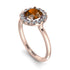 1ct Round Brown Diamond Engagement Ring - Natalia No. 1102