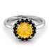 1ct Round Citrine Engagement Ring - Natalia No. 609 image 3