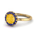 1ct Round Citrine Engagement Ring - Natalia No. 613 image 1
