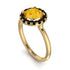 1ct Round Citrine Engagement Ring - Natalia No. 607