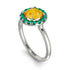 1ct Round Citrine Engagement Ring - Natalia No. 606
