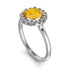 1ct Round Citrine Engagement Ring - Natalia No. 603 image 2
