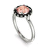 1ct Round Morganite Engagement Ring - Natalia No. 909 image 2