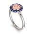 1ct Round Morganite Engagement Ring - Natalia No. 915