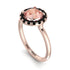 1ct Round Morganite Engagement Ring - Natalia No. 908 image 2