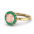 1ct Round Morganite Engagement Ring - Natalia No. 904