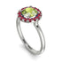 1ct Round Peridot Engagement Ring - Natalia No. 712