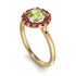 1ct Round Peridot Engagement Ring - Natalia No. 710