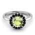 1ct Round Peridot Engagement Ring - Natalia No. 709 image 2