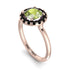 1ct Round Peridot Engagement Ring - Natalia No. 708