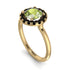 1ct Round Peridot Engagement Ring - Natalia No. 707 image 3