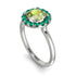 1ct Round Peridot Engagement Ring - Natalia No. 706