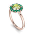 1ct Round Peridot Engagement Ring - Natalia No. 705