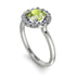 1ct Round Peridot Engagement Ring - Natalia No. 703