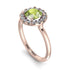 1ct Round Peridot Engagement Ring - Natalia No. 702 image 3