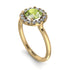 1ct Round Peridot Engagement Ring - Natalia No. 701
