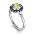 1ct Round Peridot Engagement Ring - Natalia No. 715