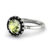 1ct Round Peridot Engagement Ring - Natalia No. 709 image 1