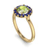 1ct Round Peridot Engagement Ring - Natalia No. 713 image 3