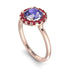 1ct Round Tanzanite Engagement Ring - Natalia No. 211 image 3