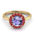 1ct Round Tanzanite Engagement Ring - Natalia No. 210 image 2